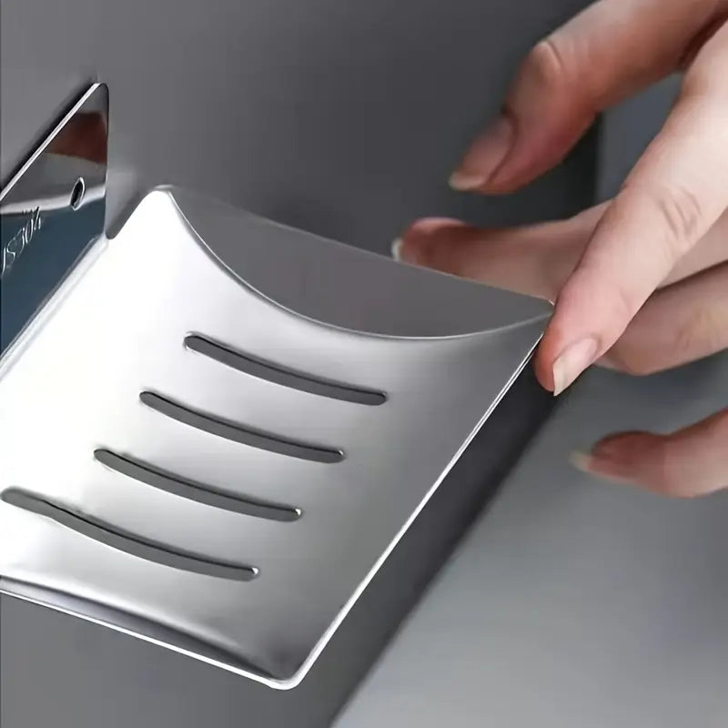 Wall Mounted Soap Dish With Drain Heavy Quality