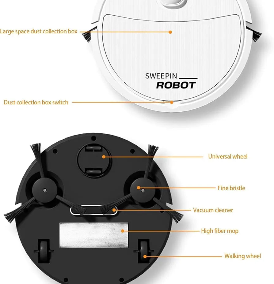 3-in-1 Smart Robot Vacuum Cleaner