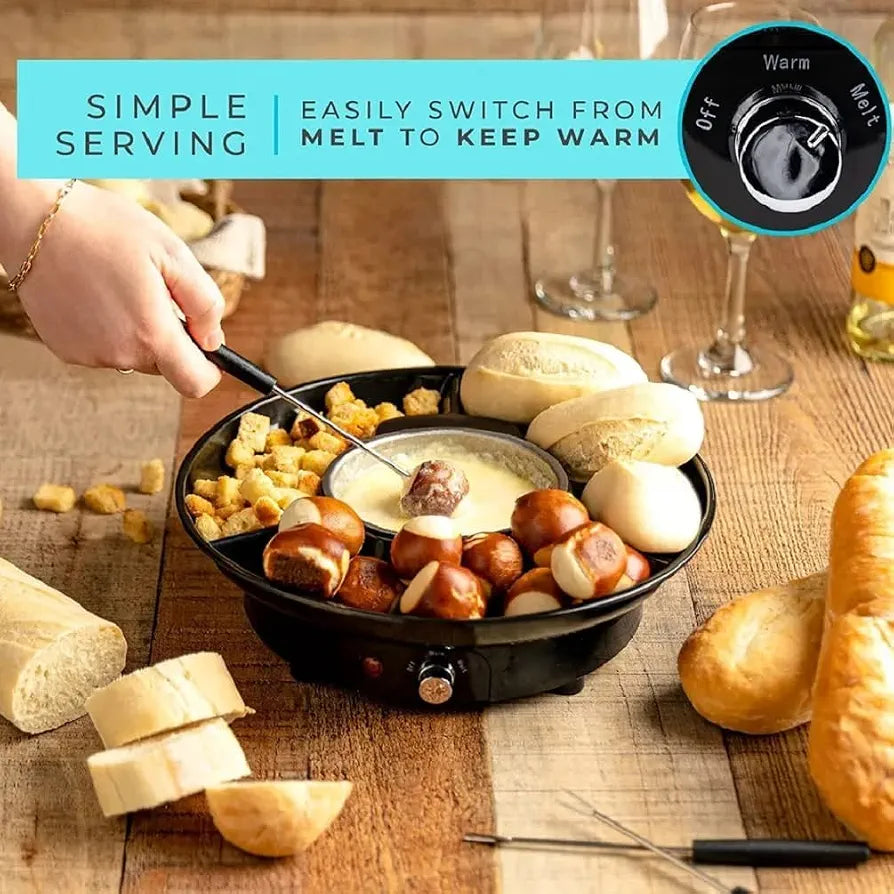 Electric chocolate & Cheese Fondue Pot Set