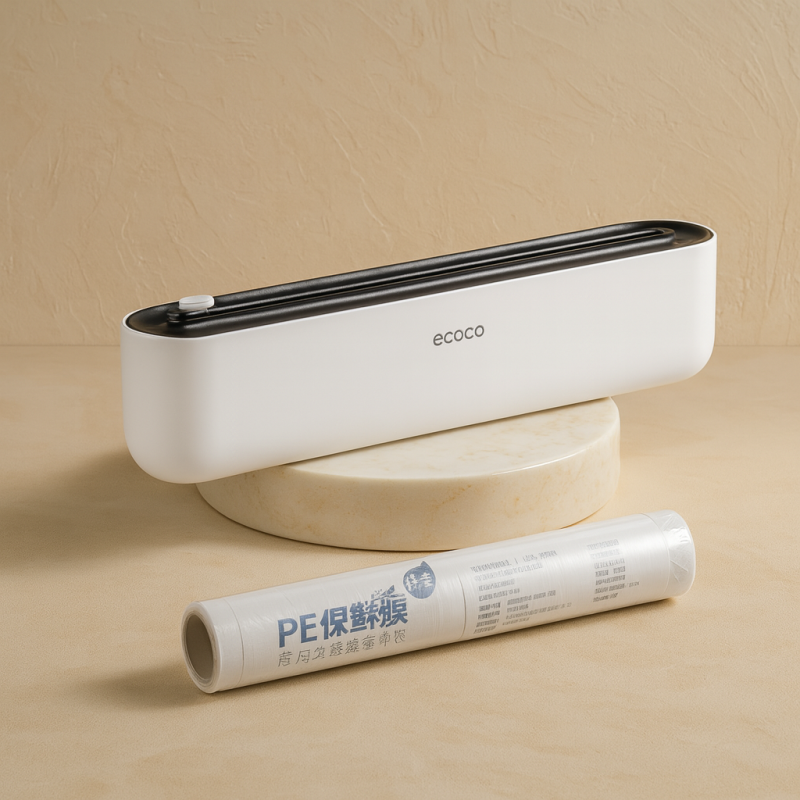 Ecoco Premium Plastic Wrap Cutter with Cling Film