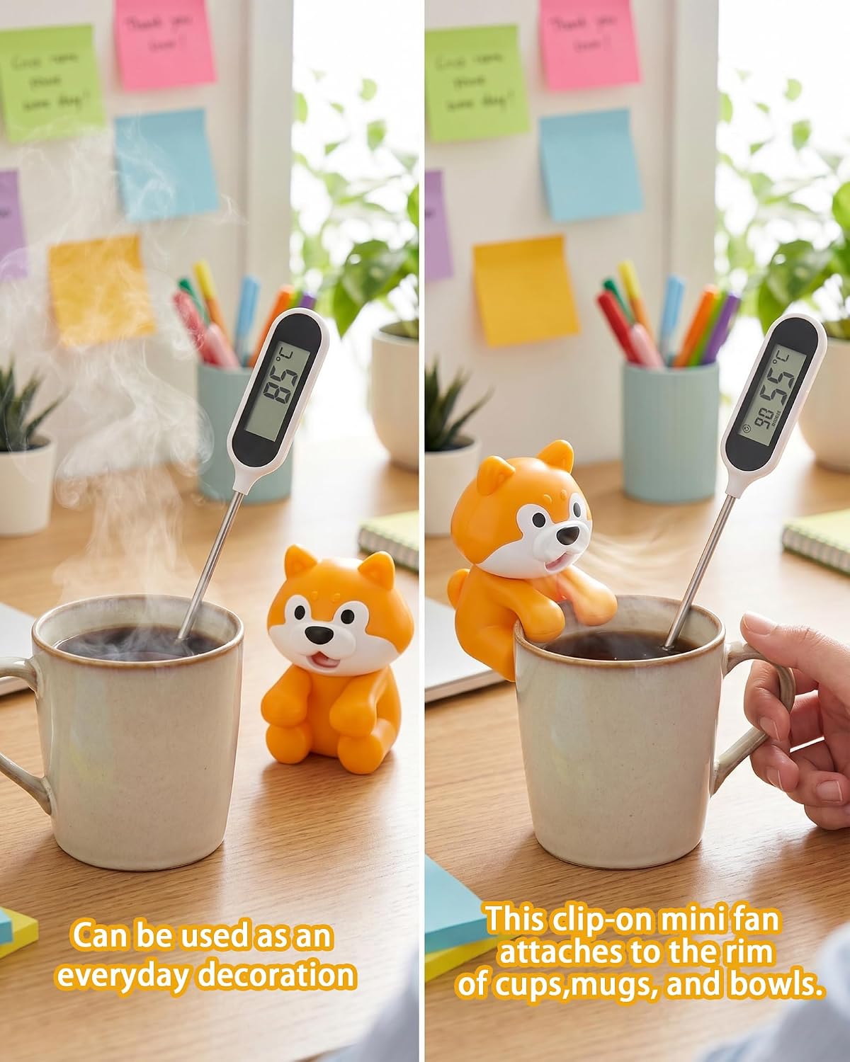 Cute Puppy Hot Food Cooling Fan