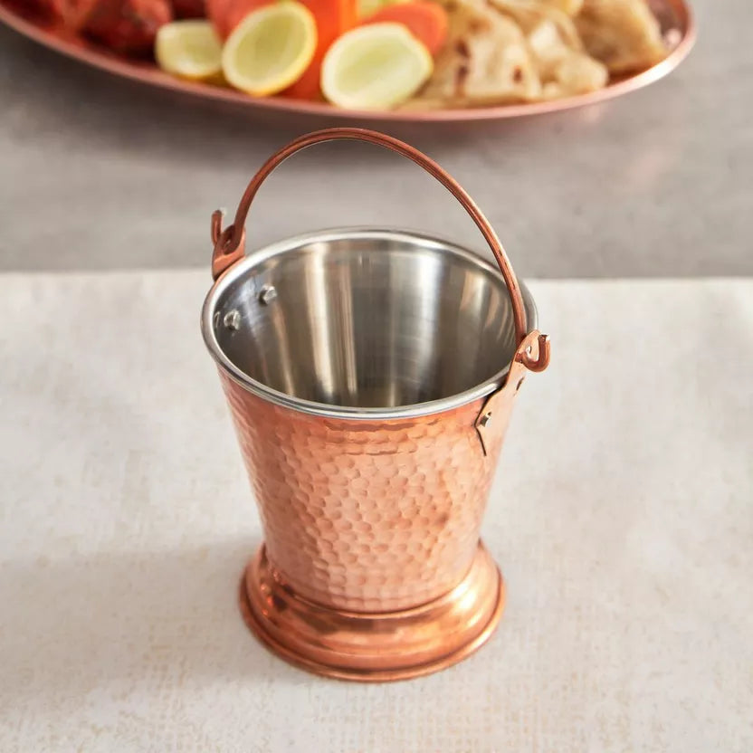 Desi Elegant Classic Style Cooper Serving Balti