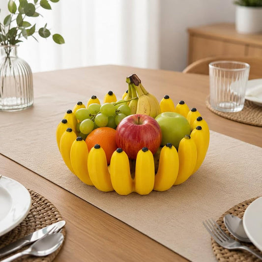 3D- Banana-Shaped Fruit Bowl