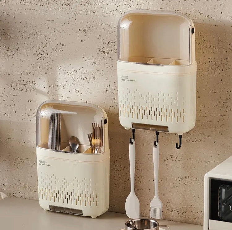 Wall Mounted Premium Quality Kitchen Cutlery Storage Organizer