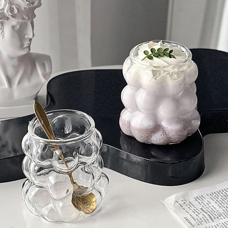 Unique Heat Shaped Glass Coffee Cup