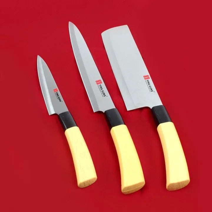 3 Pieces Kitchen Knifes Set