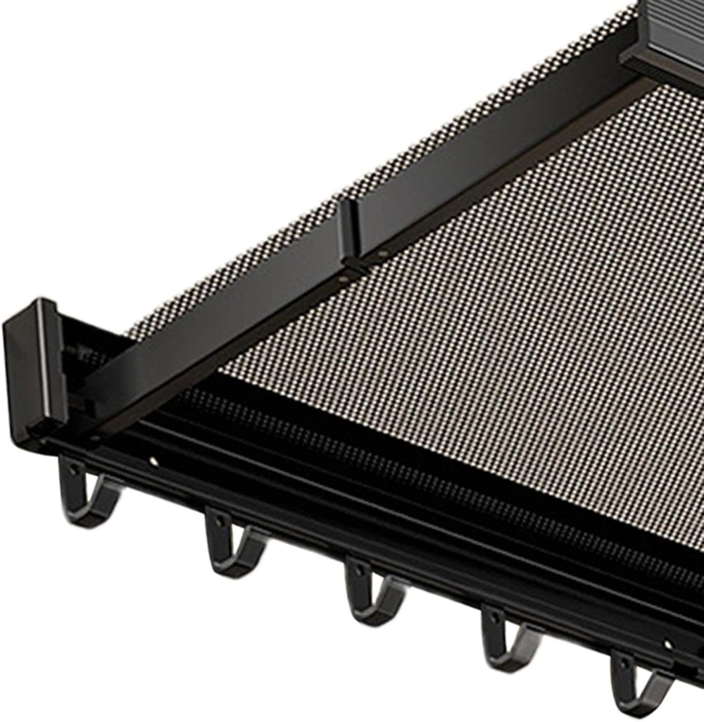 Retractable Aluminium Alloy Foldable Mesh Laundry Dryer with Hooks