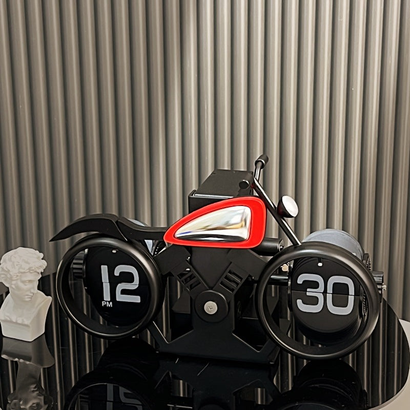 Vintage Motorcycle Antique Clock