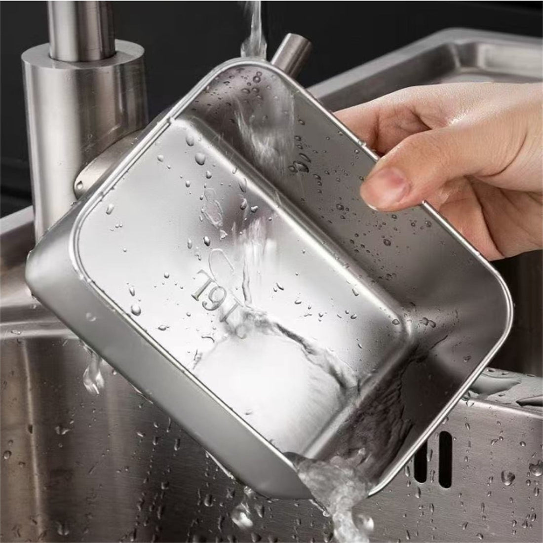 Stainless Steel Airtight Food Storage Container Set (Pack Of 3)
