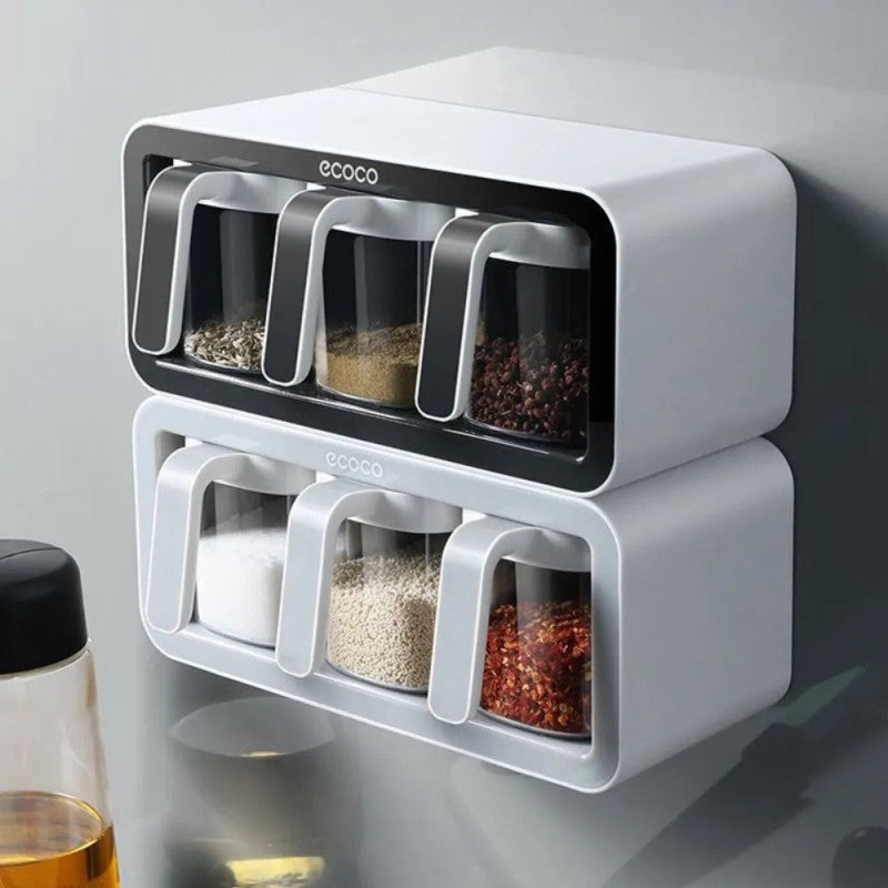 Premium Quality Wall Mounted Ecoco Spice Rack Organizer