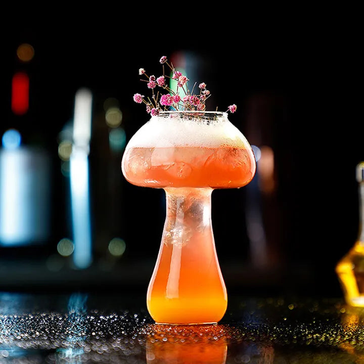 Creative Stylish Mushroom Shaped Glass