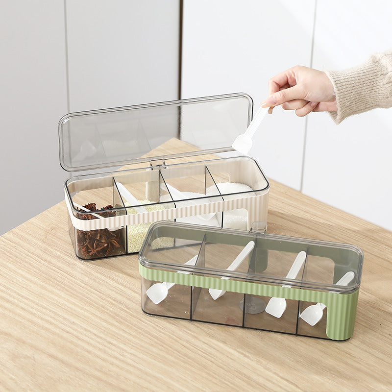 4 Grid Spice Storage Box