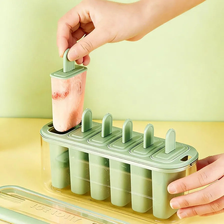 Silicone Popsicle Maker With Storage Box
