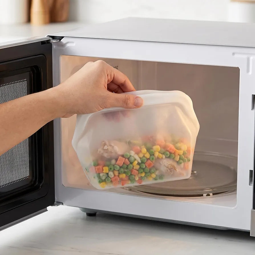 Reusable Silicone Food Storage Bag – Airtight & Leak-Resistant