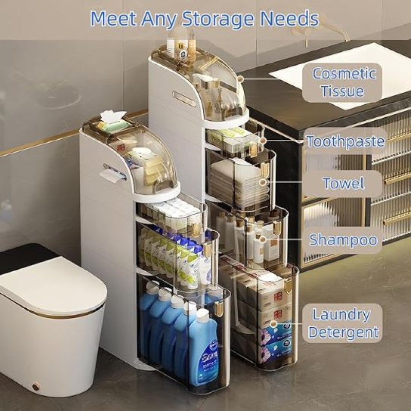 Multilayer Multipurpose Storage Organizer With Drawer