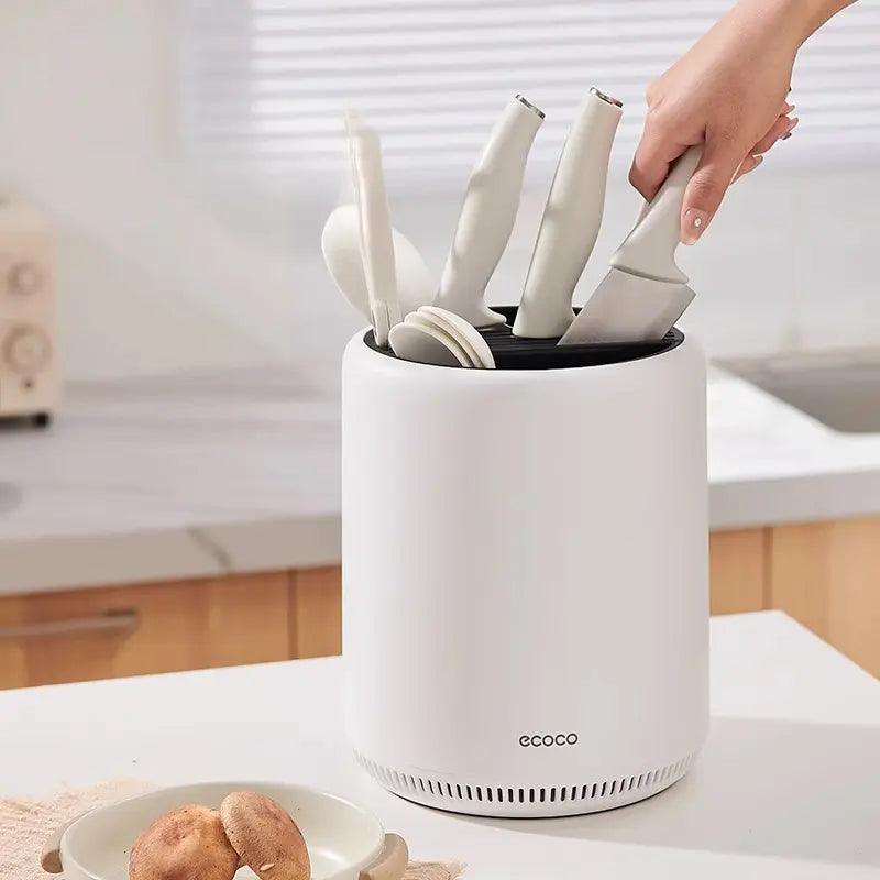 Ecoco 360° Rotating Knife Holder and Utensil Organizer