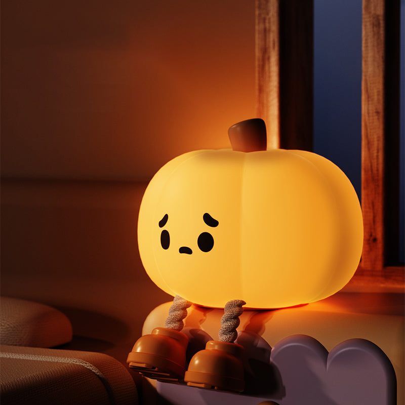 Silicone Cutest Pumpkin Lamp With Different Lights