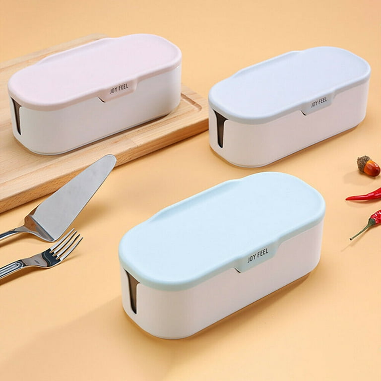 3-grid Seasoning Storage Box With Lid & spoons.