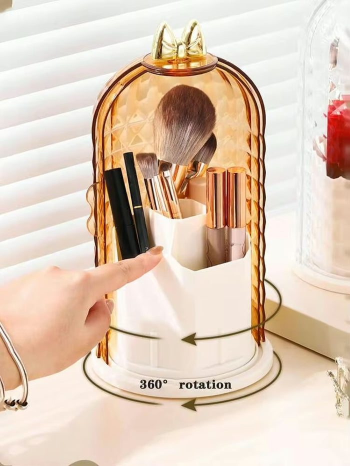 360⁰ Rotating Makeup Brush Organizer