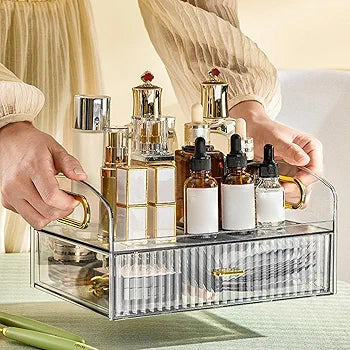 Acrylic Skincare Desktop Cosmetics Storage Organizer