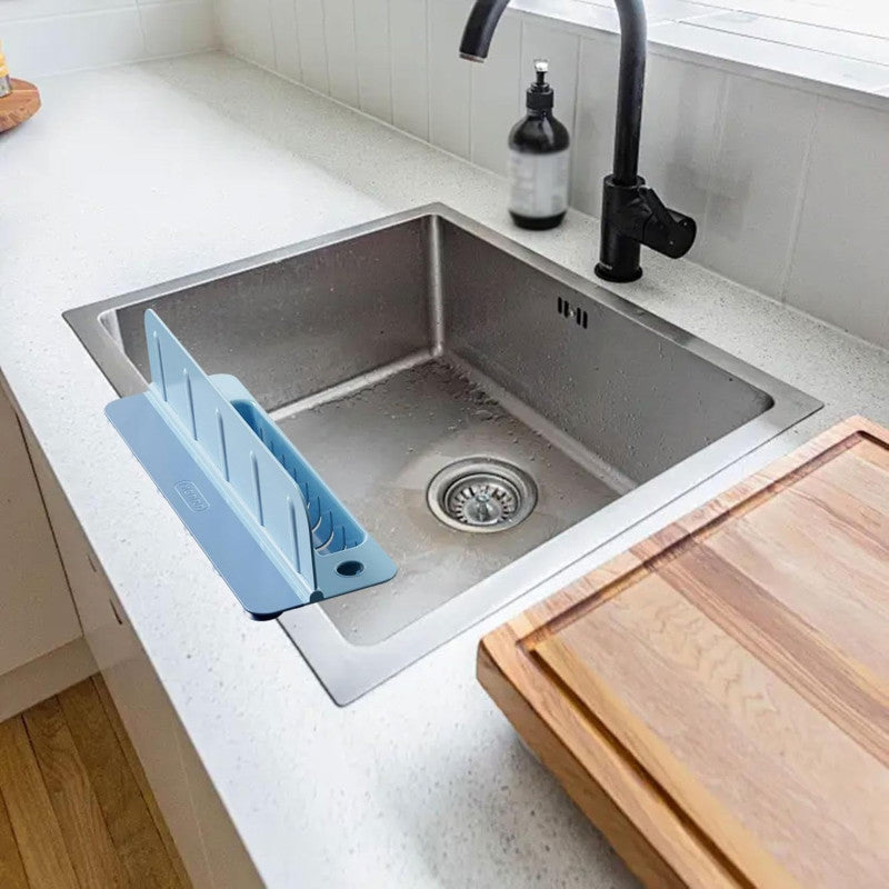 Kitchen Sink Splash Guard – Water Splash Blocker with Suction Cups for Kitchen & Bathroom