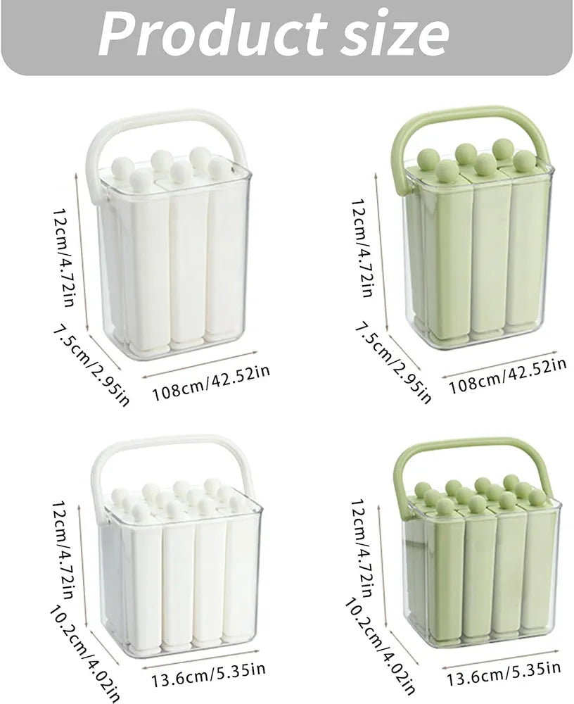 12 Grid Silicone Ice Popsicle Mold