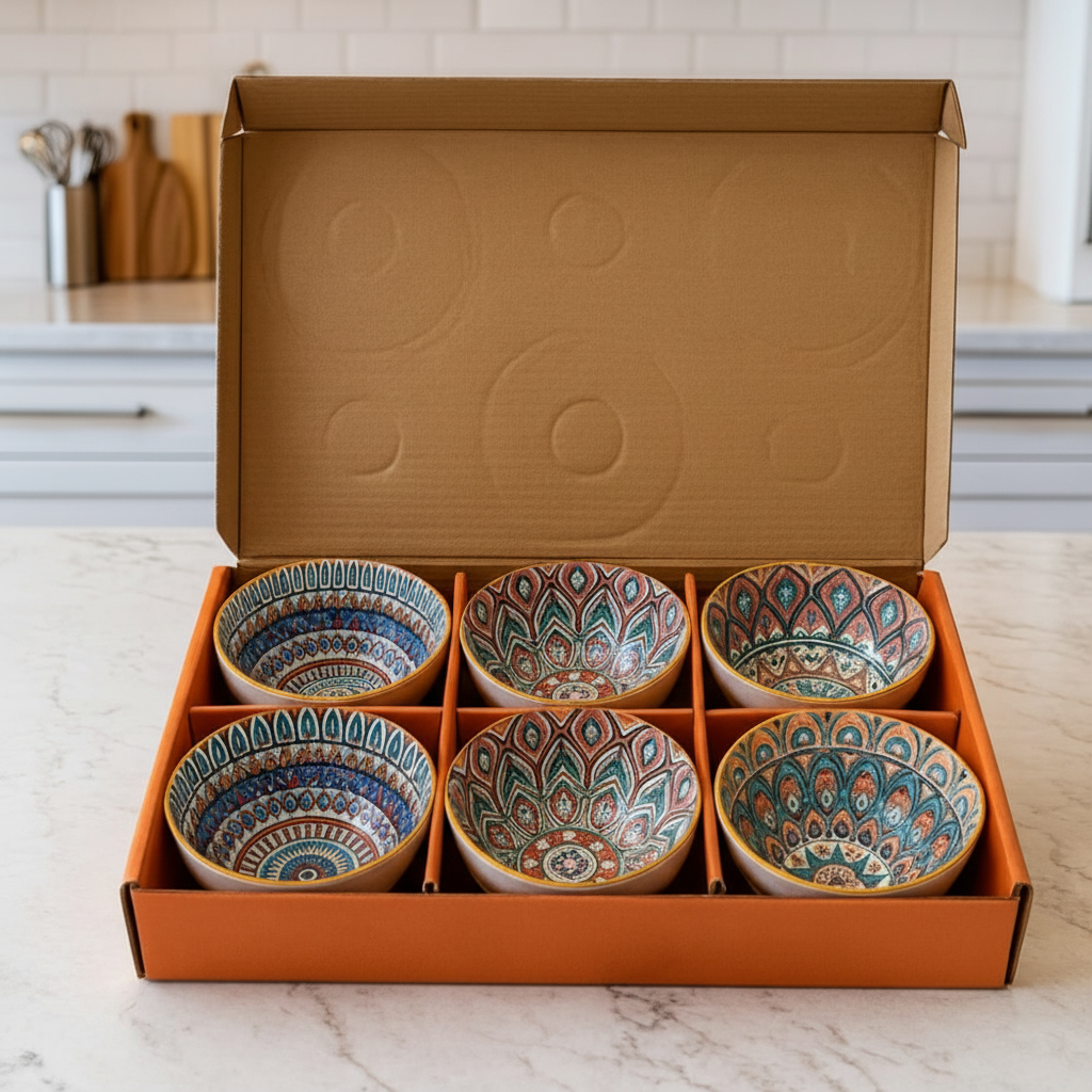 Premium 6 Pieces Serving Bowl Different Designs