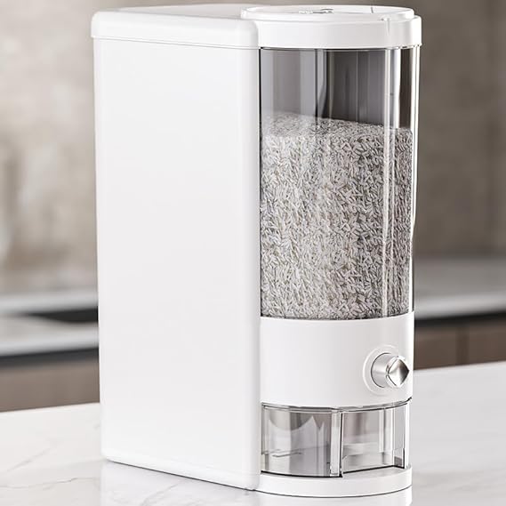 Airtight Automatic Rice Storage Dispenser With Measuring Cup