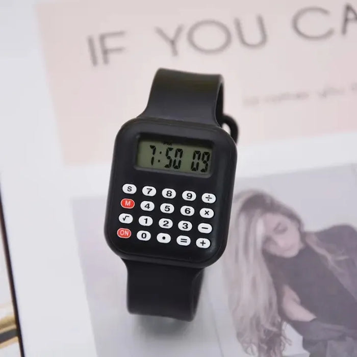 Mini Calculator Kids Wrist Watch