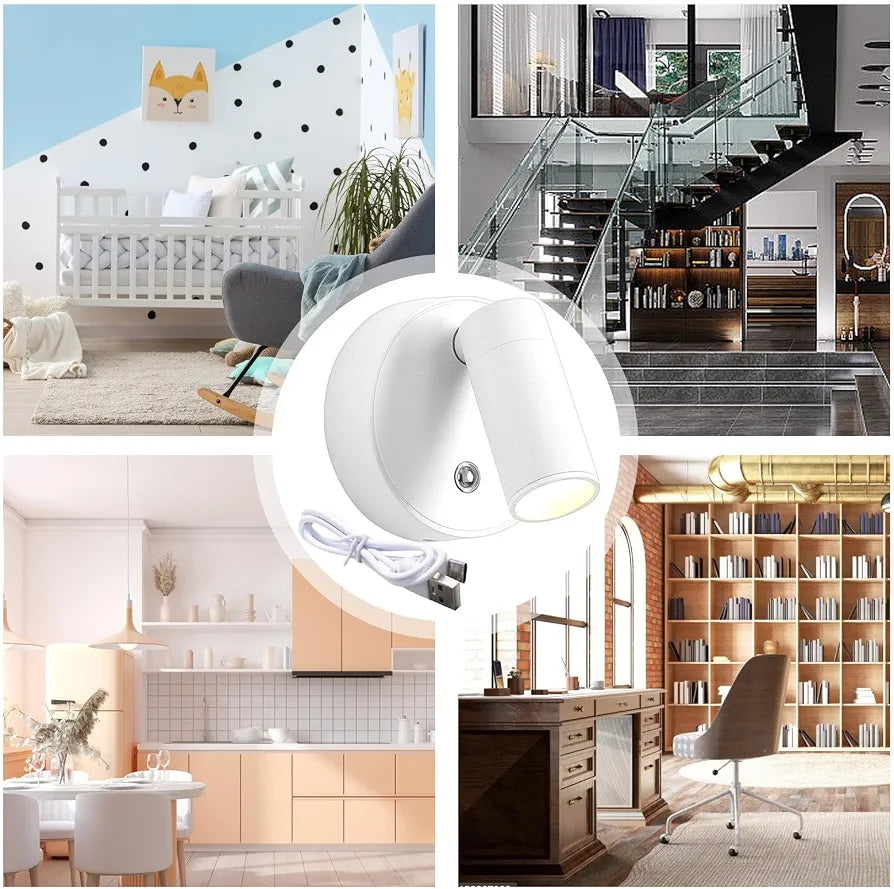 Wall Mounted Adjustable Minimalist LED Light