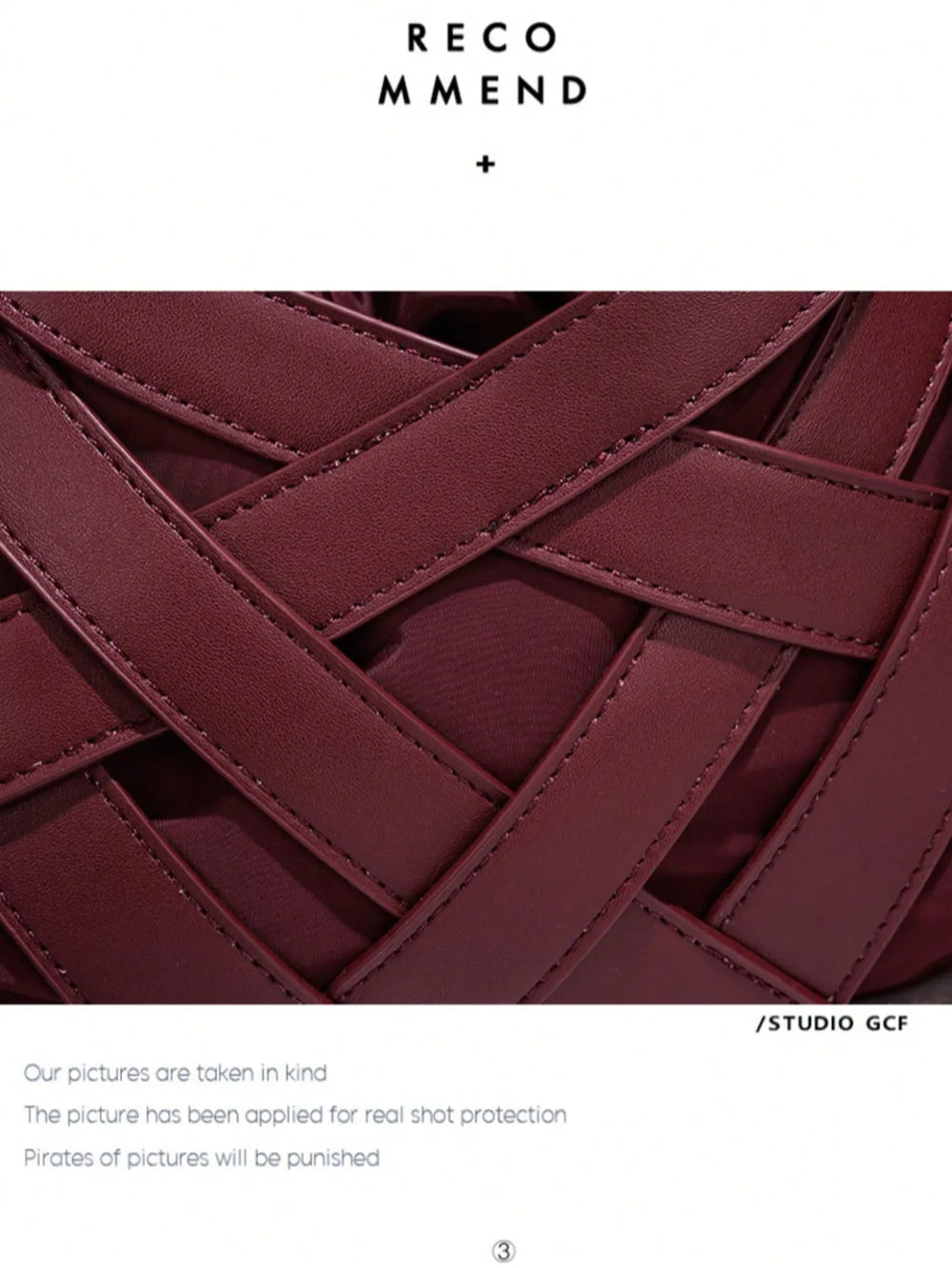 Luxe Woven Crisscross Handbag with Shoulder Strap