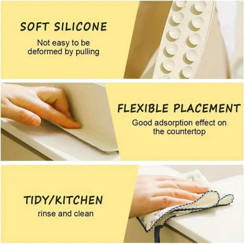 Flexible Silicone Kitchen Sink Splash Guard