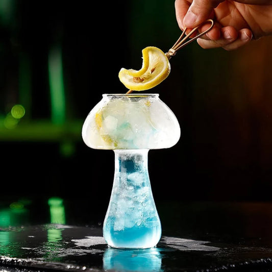 Creative Stylish Mushroom Shaped Glass