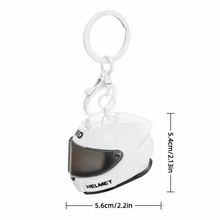 Luminous Mini Helmet LED Light Keychain