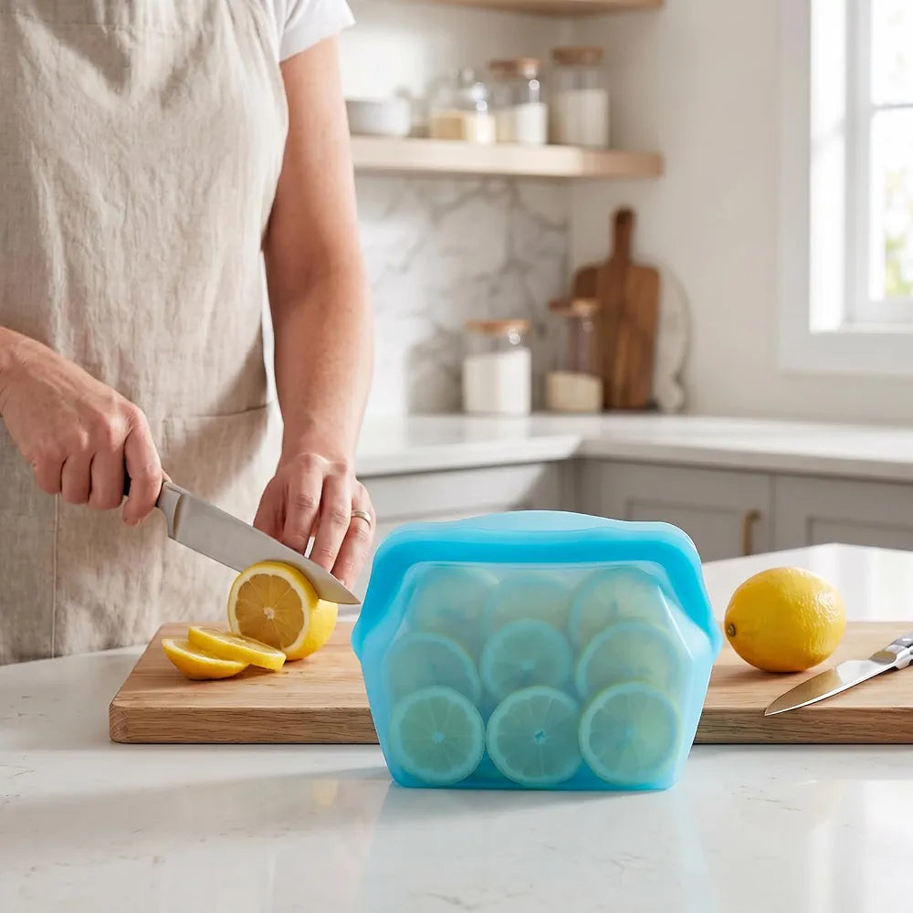 Reusable Silicone Food Storage Bag – Airtight & Leak-Resistant