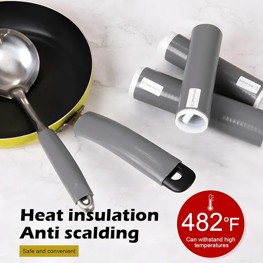 Silicone Pan Handle Cover – Heat-Resistant, Non-Slip Pot Handle Sleeve