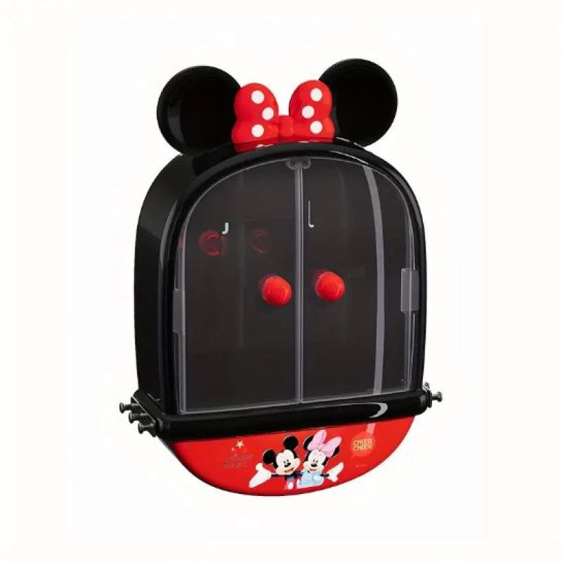 Mickey & Minnie Mouse No-Drill Wall-Mounted Cosmetic Organizer