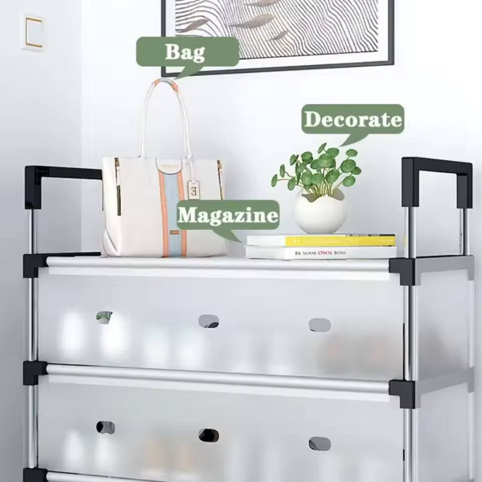 Multilayer Dustproof Shoe Storage Rack Heavy Quality