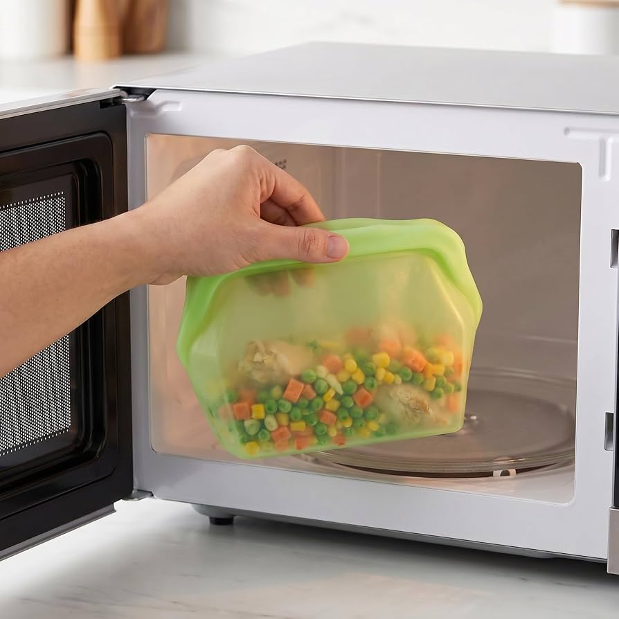 Reusable Silicone Food Storage Bag – Airtight & Leak-Resistant