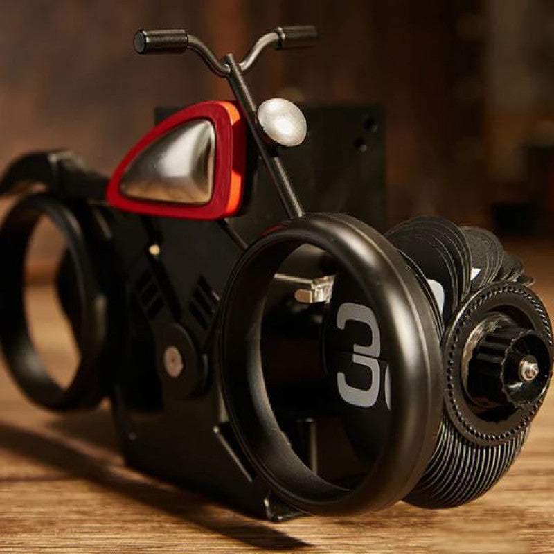 Vintage Motorcycle Antique Clock
