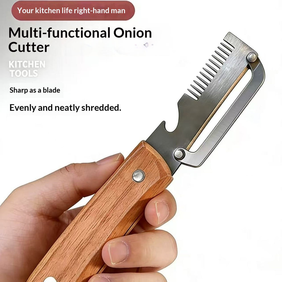 3-in-1 Kitchen Master Peeler – Vegetable Peeler, Slicer & Scallion Shredder