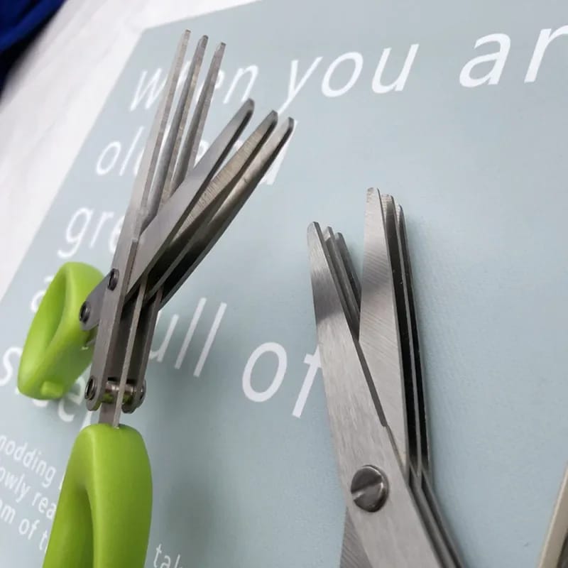 Stainless Steel 5 Blades Herb's Kitchen Scissor