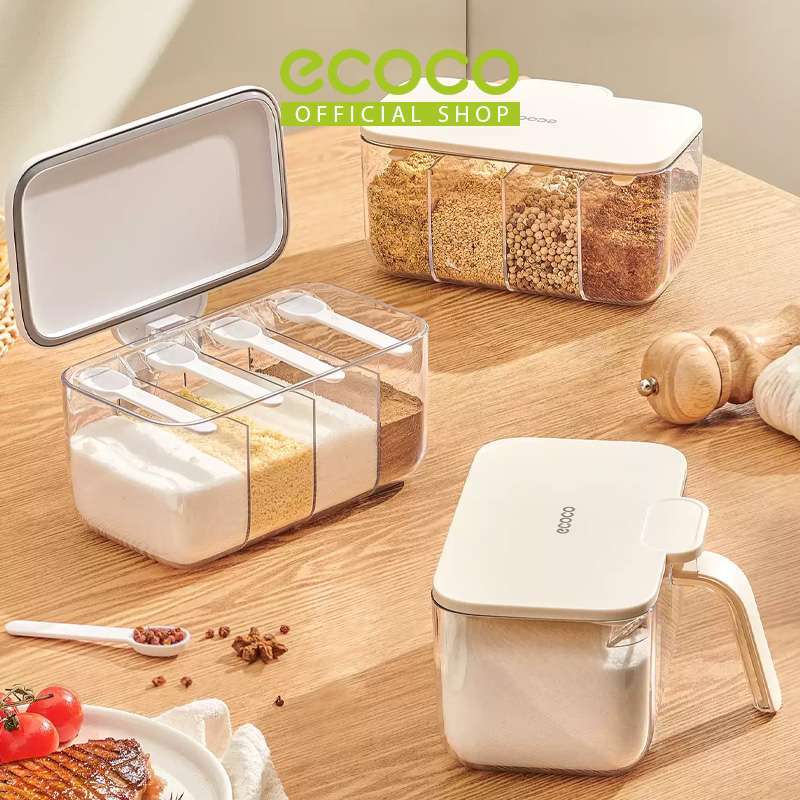 ECOCO Multi-compartment Sealed Seasoning Box