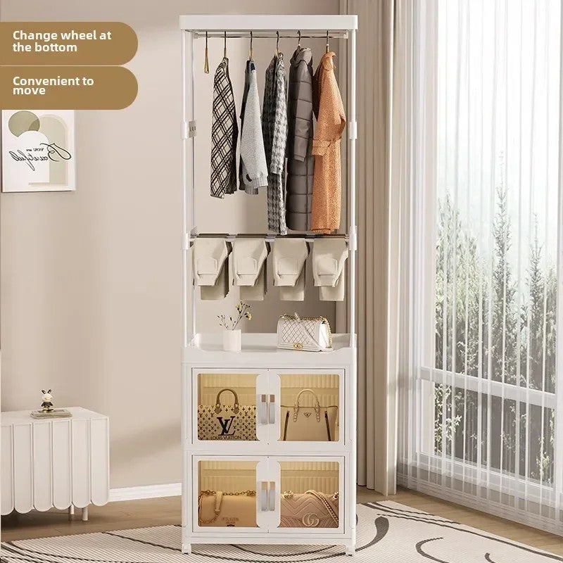 Portable Multifunctional Baby Wardrobe And Storage Cabinet