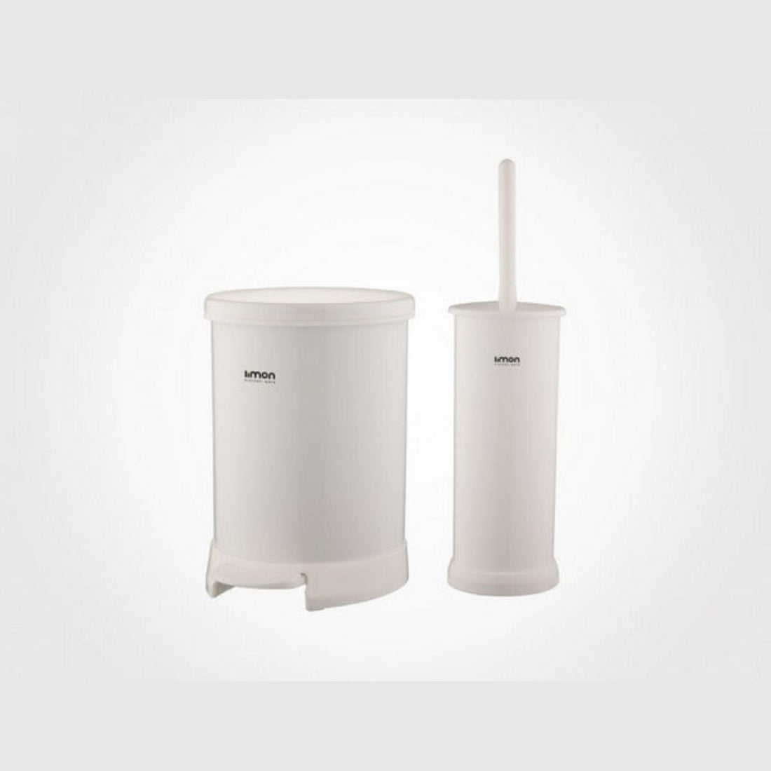 Limon 2-Pieces Luxury Style Dustbin With Brush