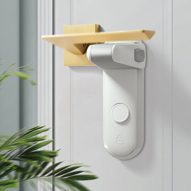 Child Safety Door Lever Lock with Rotary Design