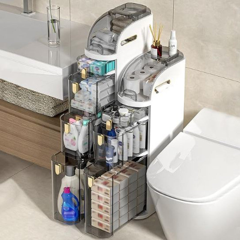Multilayer Multipurpose Storage Organizer With Drawer