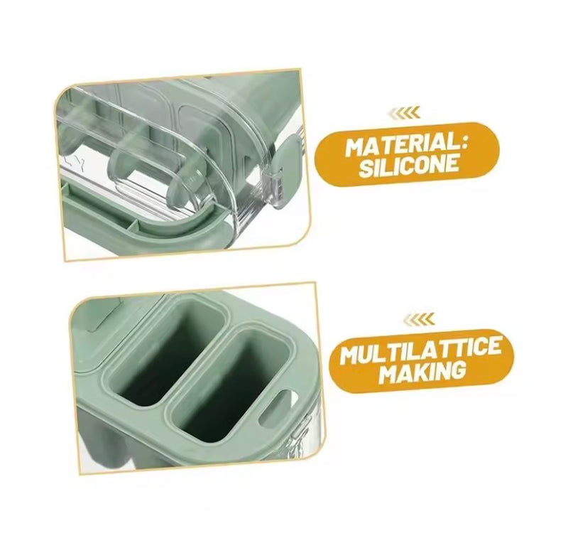 Silicone Popsicle Maker With Storage Box