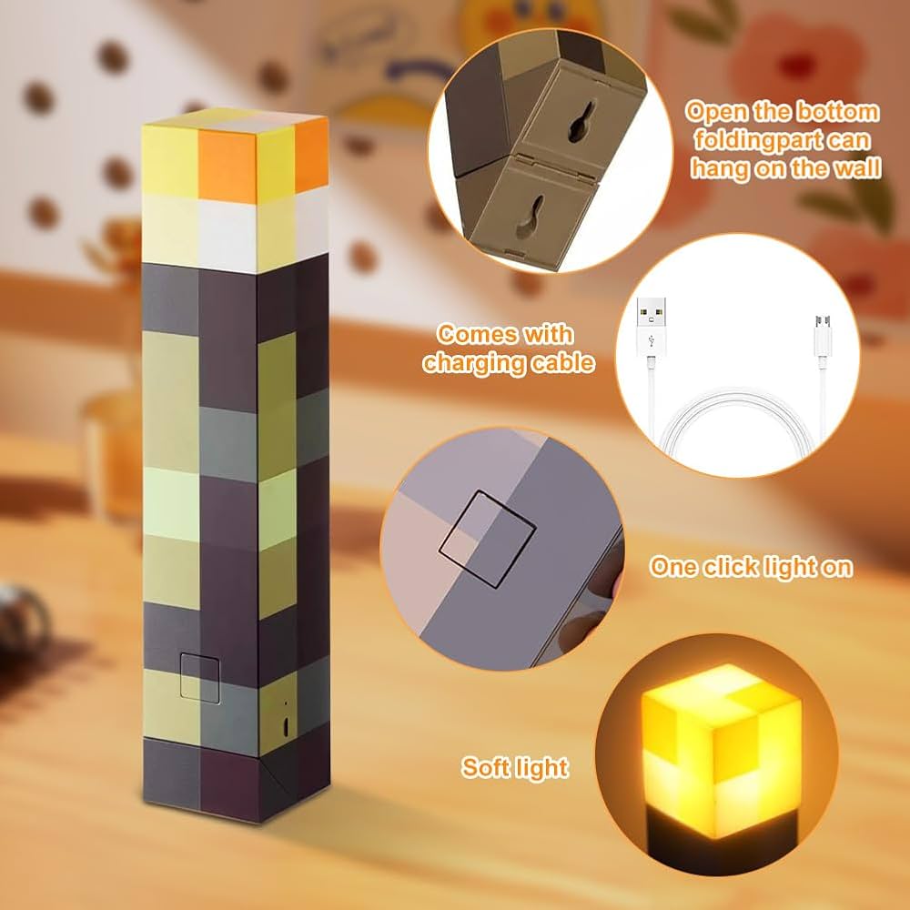 Colorful LED Pixel LED Night Lamp