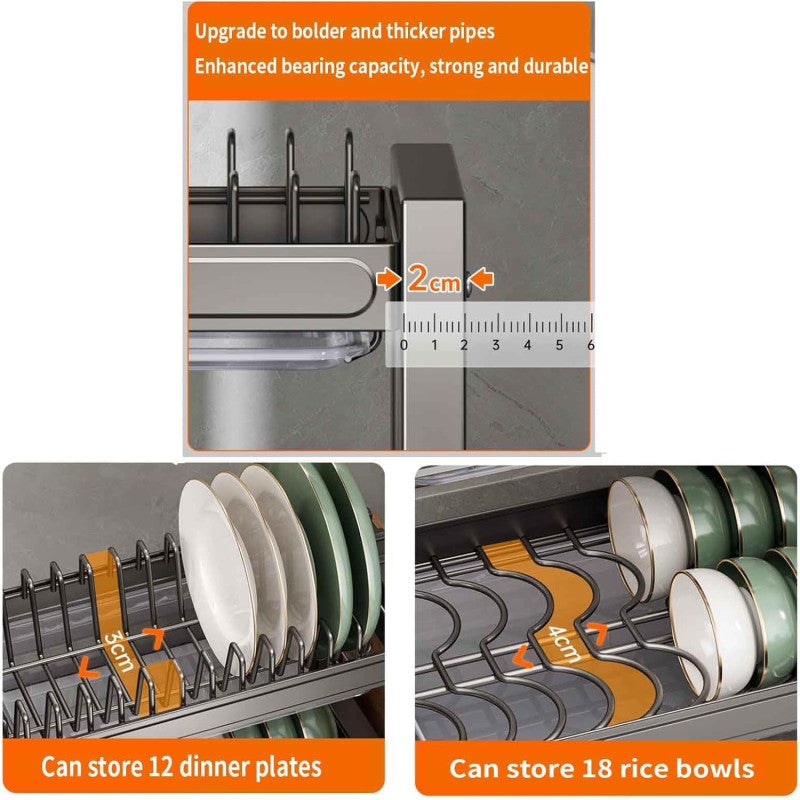 Stainless Steel Heavy Quality Kitchen Dishes Rack